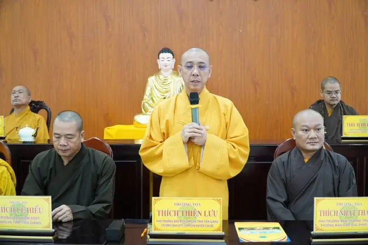 Phật Giáo Tiền Giang Đã Hoàn Thành Việc Dừng Hoạt Động Ban Trị Sự 11 Huyện Thị Thành Trong Toàn Tỉnh