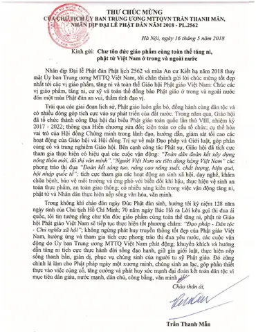 Phật Lịch Năm 2018