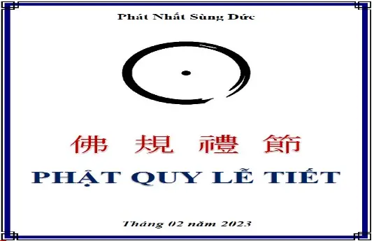Phật Quy Lễ Tiết: Ý Nghĩa, Nghi Thức Và Những Điều Cần Biết