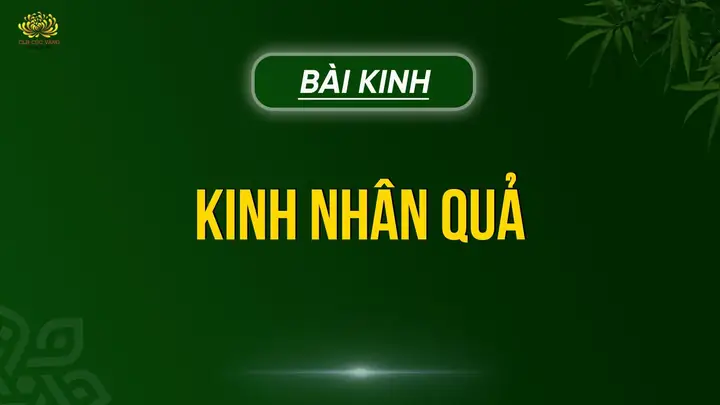 Kinh Nhân Quả