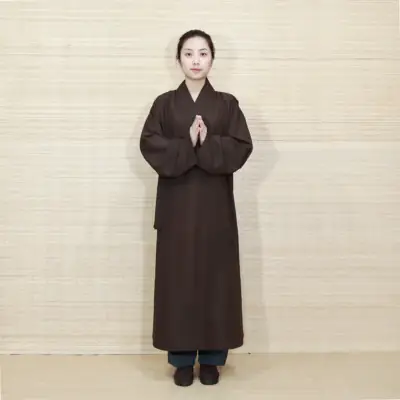 Áo Trường Sam Bảy Vạt Màu Nâu Đen, Nhiều Size