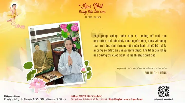Hội Thi Viết "đạo Phật Trong Trái Tim Con": Đạo Phật Mở Cửa Vô Minh ...