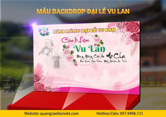 Một Số Mẫu In Backdrop Lễ Vu Lan – Phông Nền Vu Lan Thắng Hội Hcm: