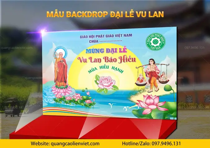 Một Số Mẫu In Backdrop Lễ Vu Lan – Phông Nền Vu Lan Thắng Hội Hcm: