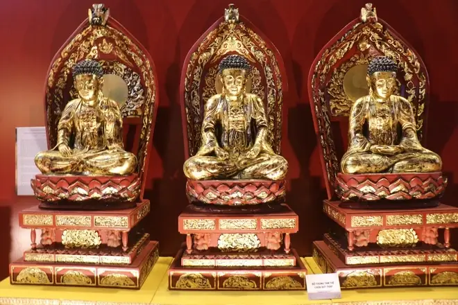 Vesak 2025: 87 Bảo Vật Quốc Gia Phật Giáo Việt Nam Lần Đầu 'ra Mắt' Công Chúng- Ảnh 3.