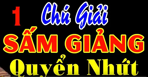 Chú Giải Sấm Giảng Khuyên Người Đời Tu Niệm Quyển Nhứt ...