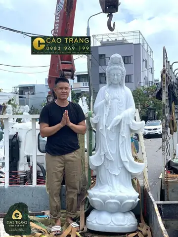 Tham Khảo Một Số Mẫu Tượng Quan Âm Bồ Tát Bằng Đá Tại Cao Trang