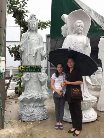 Tham Khảo Một Số Mẫu Tượng Quan Âm Bồ Tát Bằng Đá Tại Cao Trang