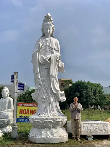 Tham Khảo Một Số Mẫu Tượng Quan Âm Bồ Tát Bằng Đá Tại Cao Trang