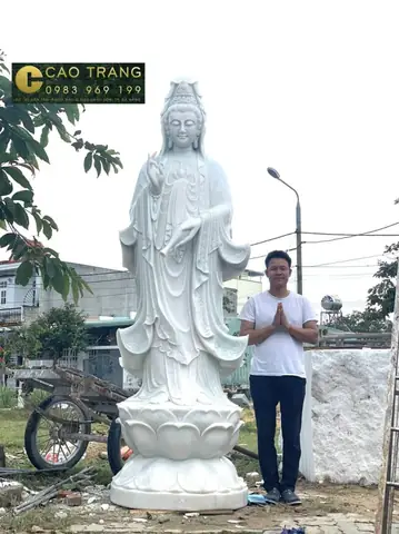 Tham Khảo Một Số Mẫu Tượng Quan Âm Bồ Tát Bằng Đá Tại Cao Trang