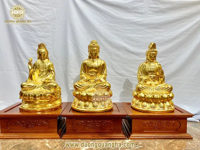 Thỉnh Tượng Tam Thánh Phật Về Thờ Tại Gia Sao Cho Chuẩn?