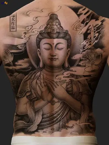 Hình Xăm Phật Bà Quan Âm