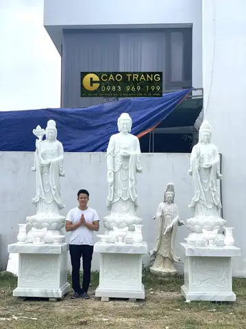 Bộ Tượng Di Đà Tam Tôn (tây Phương Tam Thánh)