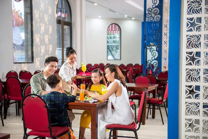 [vinpearl Harbour] - Combo Happy Hour: Cáp Treo + Buffet Tối + Tata Show