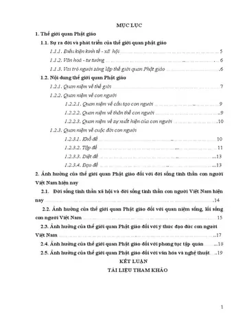 Thế Giới Quan Phật Giáo Và Ảnh Hưởng Của Nó Đối Với ...