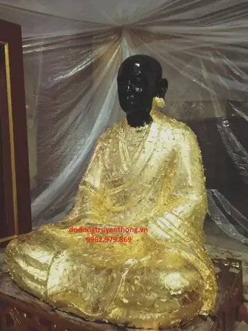 Quy Trình Thếp Vàng Tượng Phật.