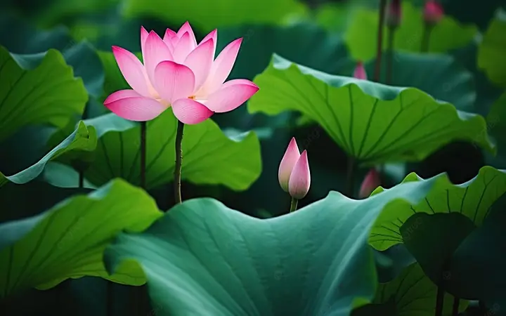 Những Bài Thơ Về Hoa Sen Hồng Rực Rỡ, Kiêu Sa