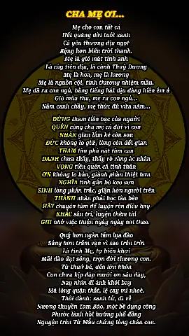 Thơ Phật Giáo Về Cha Mẹ - Sống Trọn Đạo Hiếu ! - Decornow