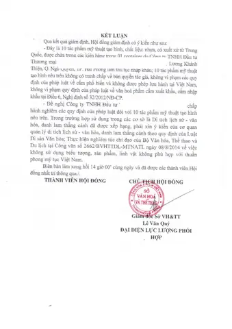 Chính Sách Đối Với Nhập Khẩu Tượng Phật: