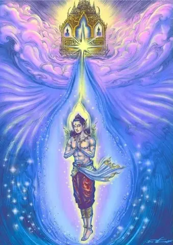 Bồ Tát Hộ Minh - Thiên Chủ Cõi Trời Đâu Suất