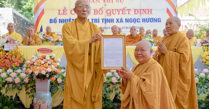 Br-vt: Công Bố Quyết Định Bổ Nhiệm Trụ Trì Tịnh Xá Ngọc Hương Đến ...