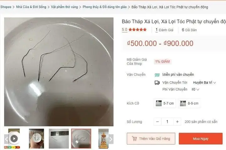 Xôn Xao Clip Xá Lợi Tóc Của Đức Phật Tự Chuyển Động Tại Chùa Ba Vàng