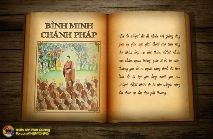 Tranh Tóm Tắt Cuộc Đời Đức Phật Thích Ca Mâu Ni: