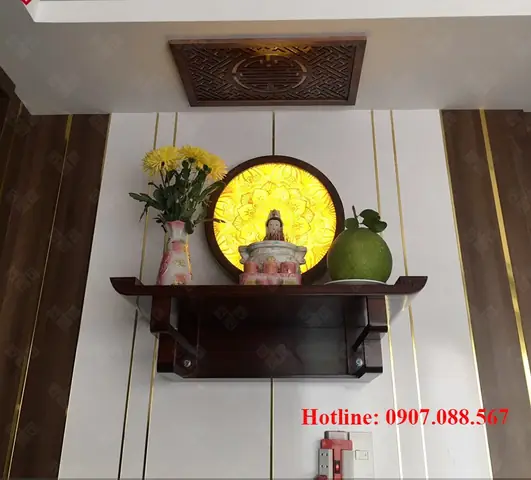 Trang Thờ Phật Quan Âm Treo Tường