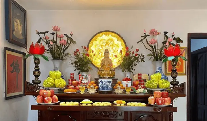 Trang Trí Bàn Thờ Phật Đúng Cách Tại Nhà Chi Tiết Nhất - Đẹp Từ Tâm