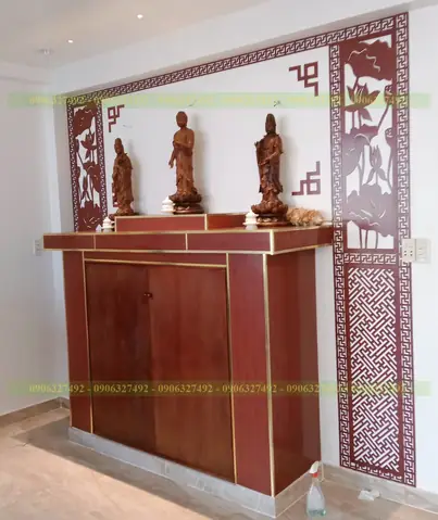 Trang Trí Bàn Thờ Phật Tại Gia Đẹp Và Cách Lập Bàn Thờ Phật Đúng Nghi Thức