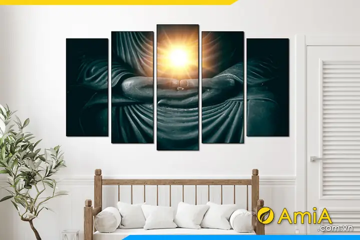 Thông Tin Cụ Thể Bộ Tranh Bàn Tay Phật Amia 1868