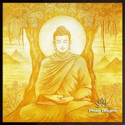 Alternative View Of Tranh Trúc Chỉ Phật Thích Ca Ngồi Dưới Cội Bồ Đề, Nhiều Kích Thước