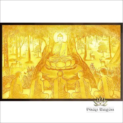 Alternative View Of Tranh Trúc Chỉ Nghệ Thuật "chuyển Pháp Luân", Kích Thước 153*89cm