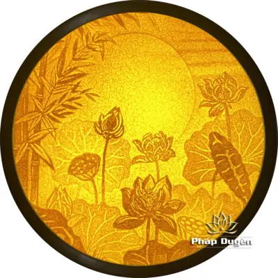 Alternative View Of Tranh Điện Bằng Trúc Chỉ, Họa Tiết Sen Trúc, Nhiều Kích Thước