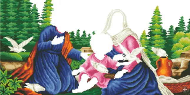 Tranh Đính Đá Phật Thích Ca