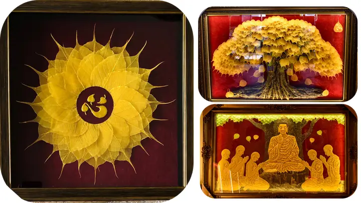 Tranh Lá Bồ Đề Phật