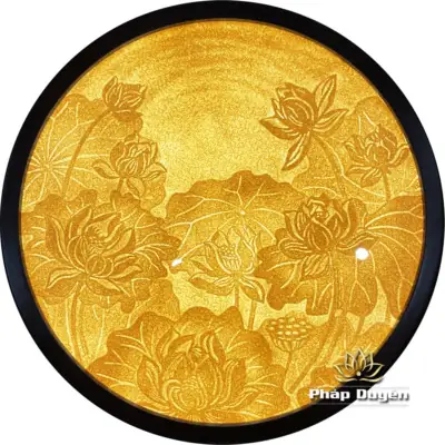 Alternative View Of Tranh Điện Bằng Trúc Chỉ, Họa Tiết Hoa Sen, Nhiều Mẫu, Nhiều Kích Thước