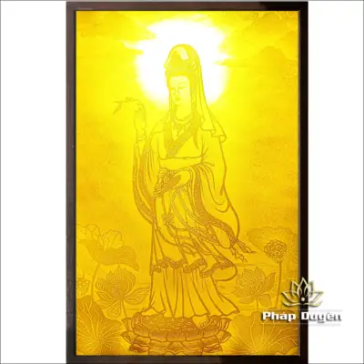 Alternative View Of Tranh Trúc Chỉ Hình Phật Bà Quan Âm Bồ Tát