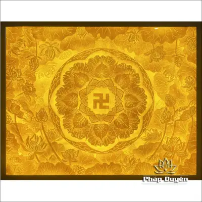 Alternative View Of Tranh Trúc Chỉ Nghệ Thuật, Mandala Chữ Vạn, Nhiều Kích Thước