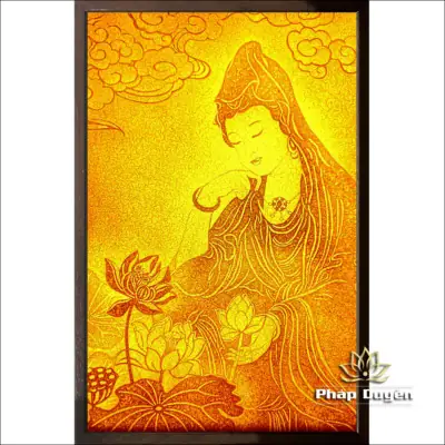 Alternative View Of Tranh Trúc Chỉ, Quan Âm Bồ Tát Và Hoa Sen