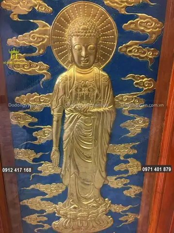 Đặc Điểm Nổi Bật Của Bức Tranh Đồng Phật A Di Đà Đứng Tiếp Dẫn