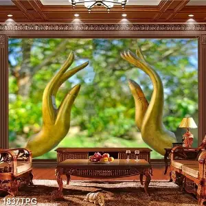 Tranh Phật Giáo Bàn Tay Đức Phật