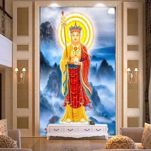 Tranh Phật Tam Tạng Khổ Lớn Dán Tường Đẹp