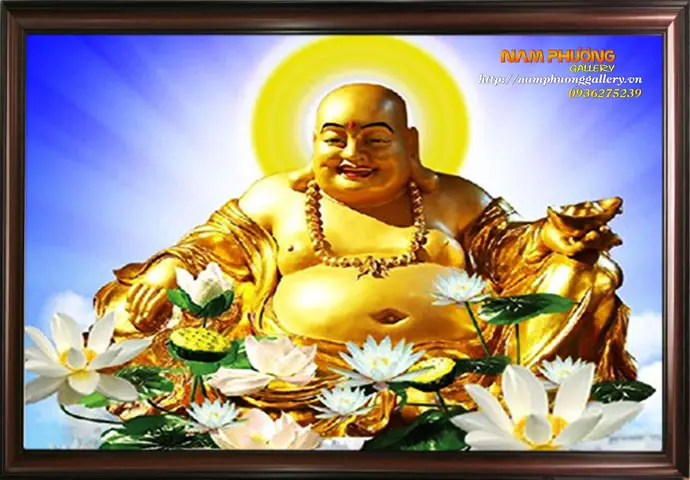 Tranh Phật Di Lặc Bồ Tát Tp005 - Tranh Sơn Dầu Minh Hưng【 # 1 ...