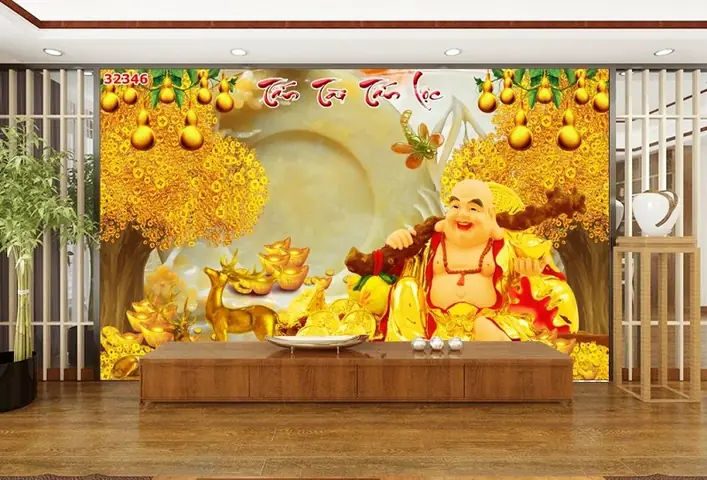 Mẫu Tranh Phật Di Lặc Đẹp Được Yêu Thích Nhất Hiện Nay