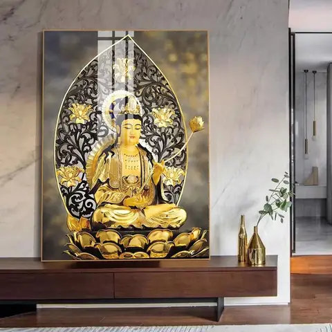 Gợi Ý Các Mẫu Tranh Phật Quan Thế Âm Bồ Tát Đẹp Tại Xuongtranh.net