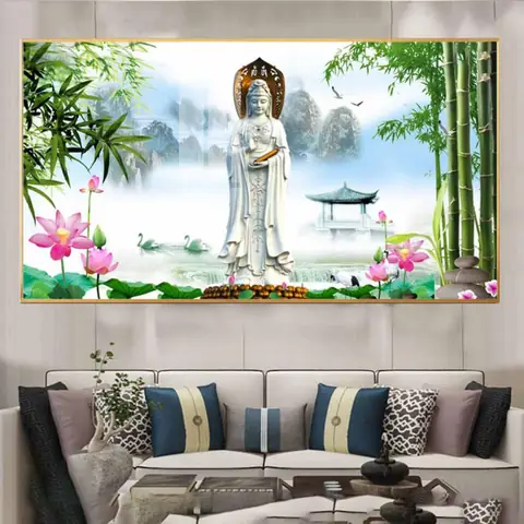 Gợi Ý Các Mẫu Tranh Phật Quan Thế Âm Bồ Tát Đẹp Tại Xuongtranh.net