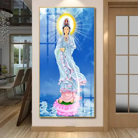 Gợi Ý Các Mẫu Tranh Phật Quan Thế Âm Bồ Tát Đẹp Tại Xuongtranh.net