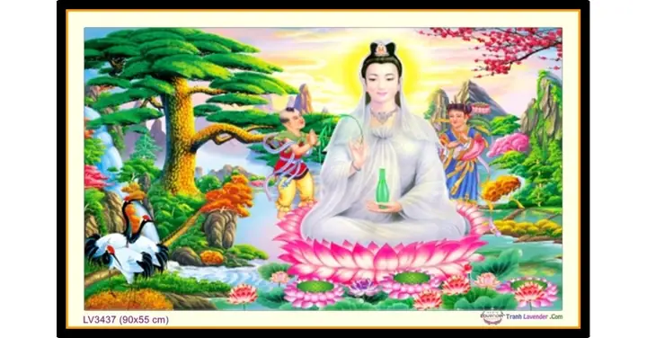 Tổng Hợp Những Mẫu Tranh Phật Bà Quan Âm Đẹp