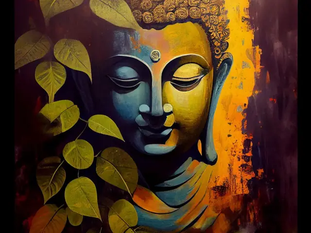 Các Bức Tranh Phật Sơn Dầu Đẹp Và Sâu Lắng